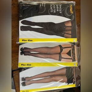 3 brand new pairs of thigh highs